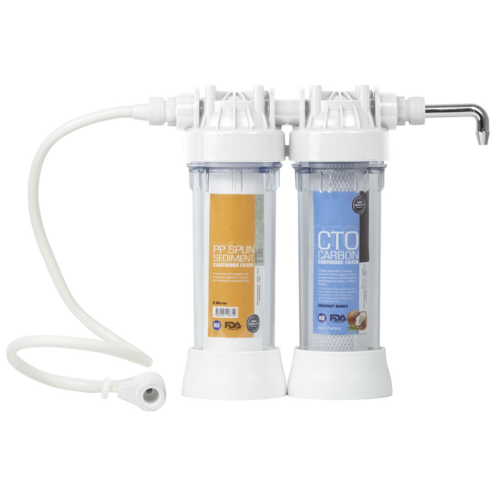 İkili Musluk Tipi Filtre Seti - ( Double )